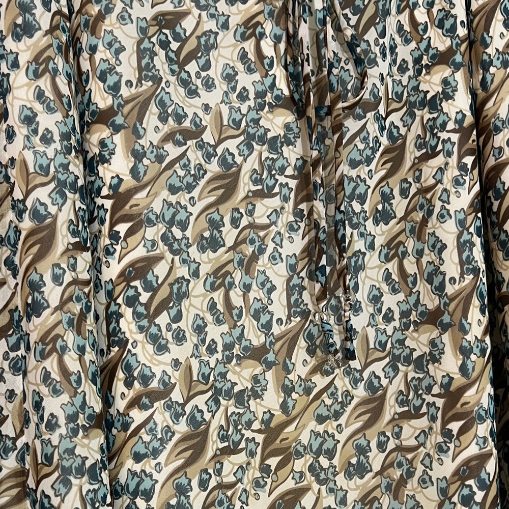 Dress Barn A-Line Skirt in Green and Brown Print - Picture 2 of 2
